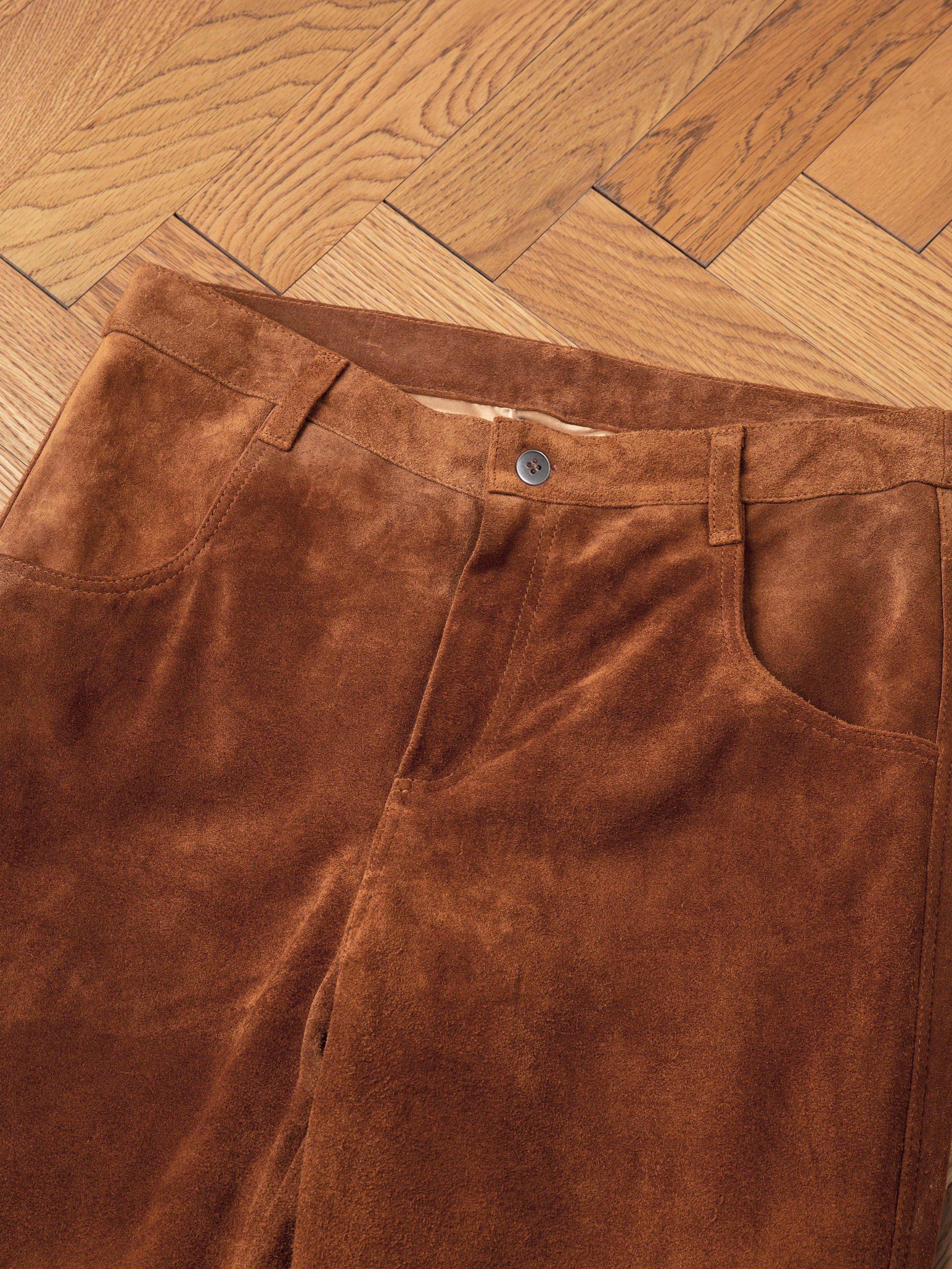 Suede Moto Pants - Image 3