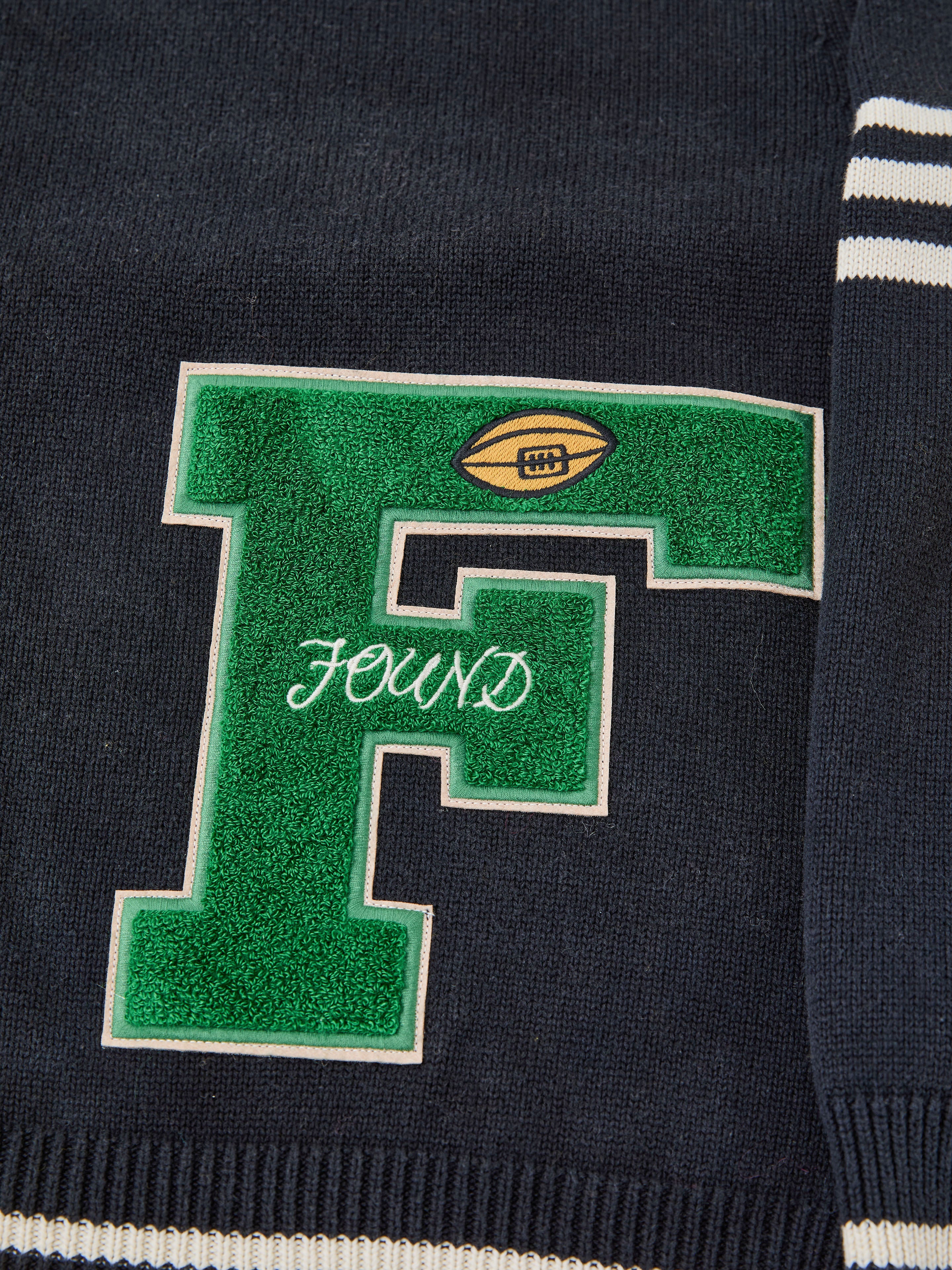 Varsity Patch Collared Cardigan - Image 6