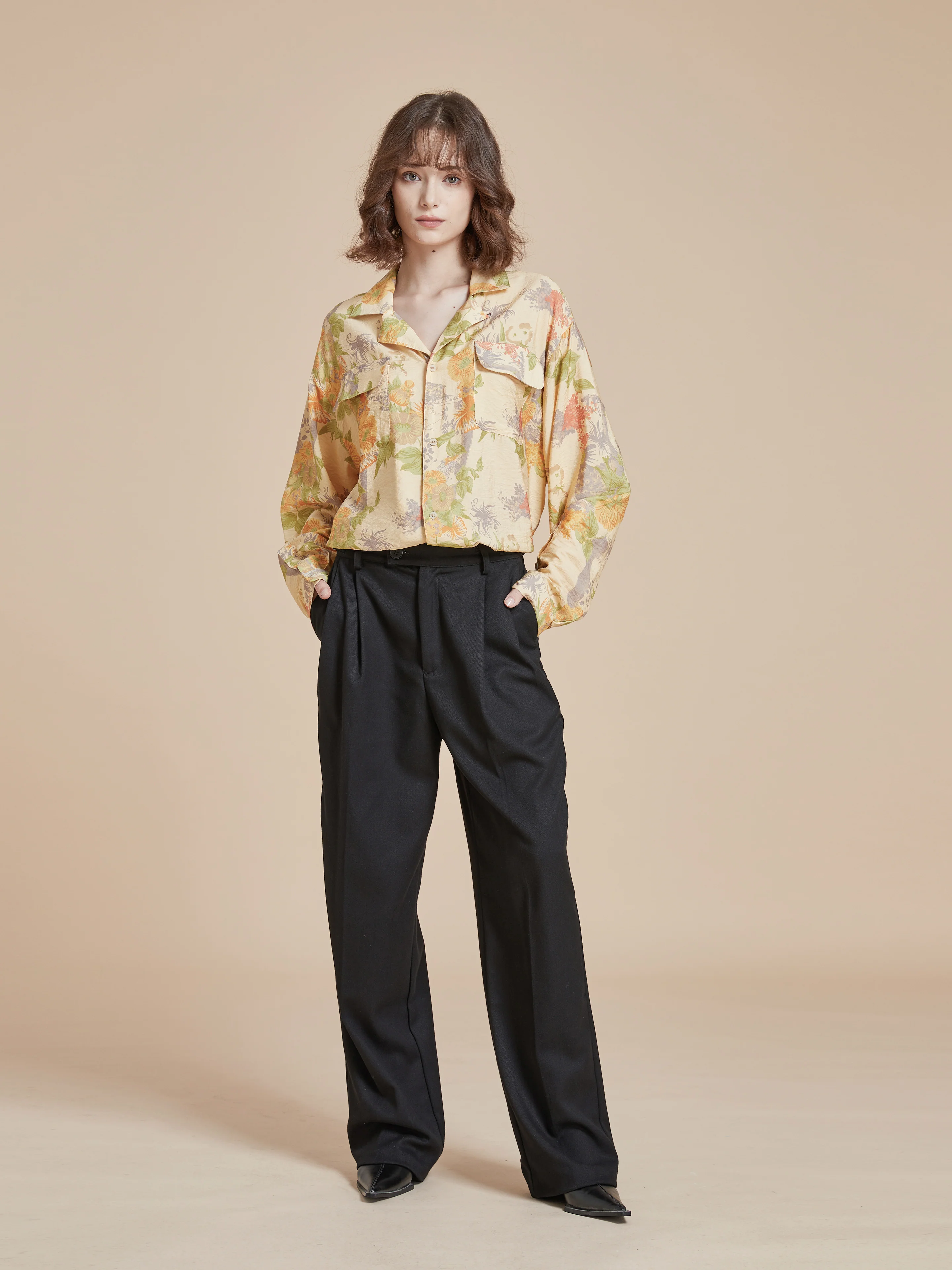 Meraj Vase Pot Long Sleeve Camp Shirt - Image 14