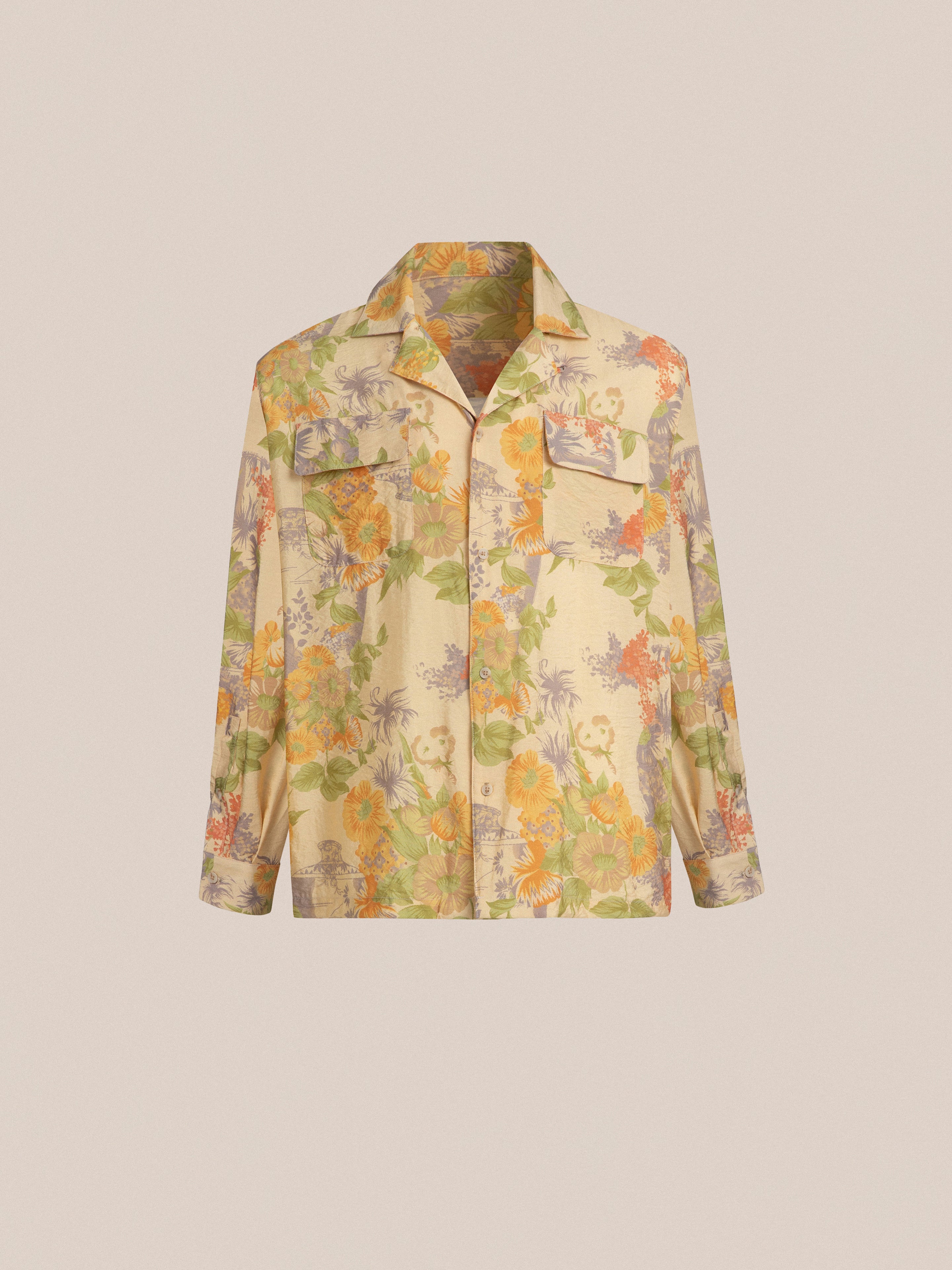 Meraj Vase Pot Long Sleeve Camp Shirt - Image 5
