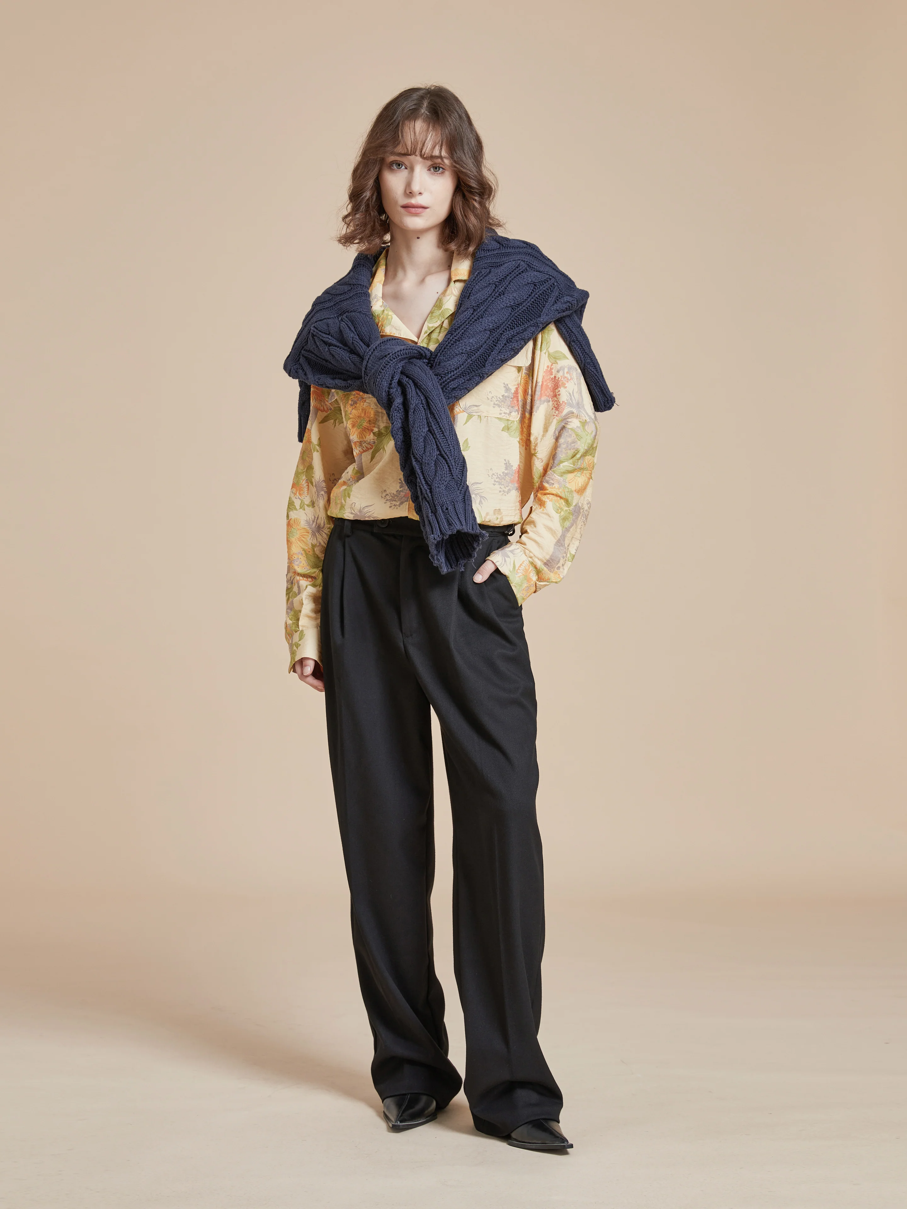 Meraj Vase Pot Long Sleeve Camp Shirt - Image 7