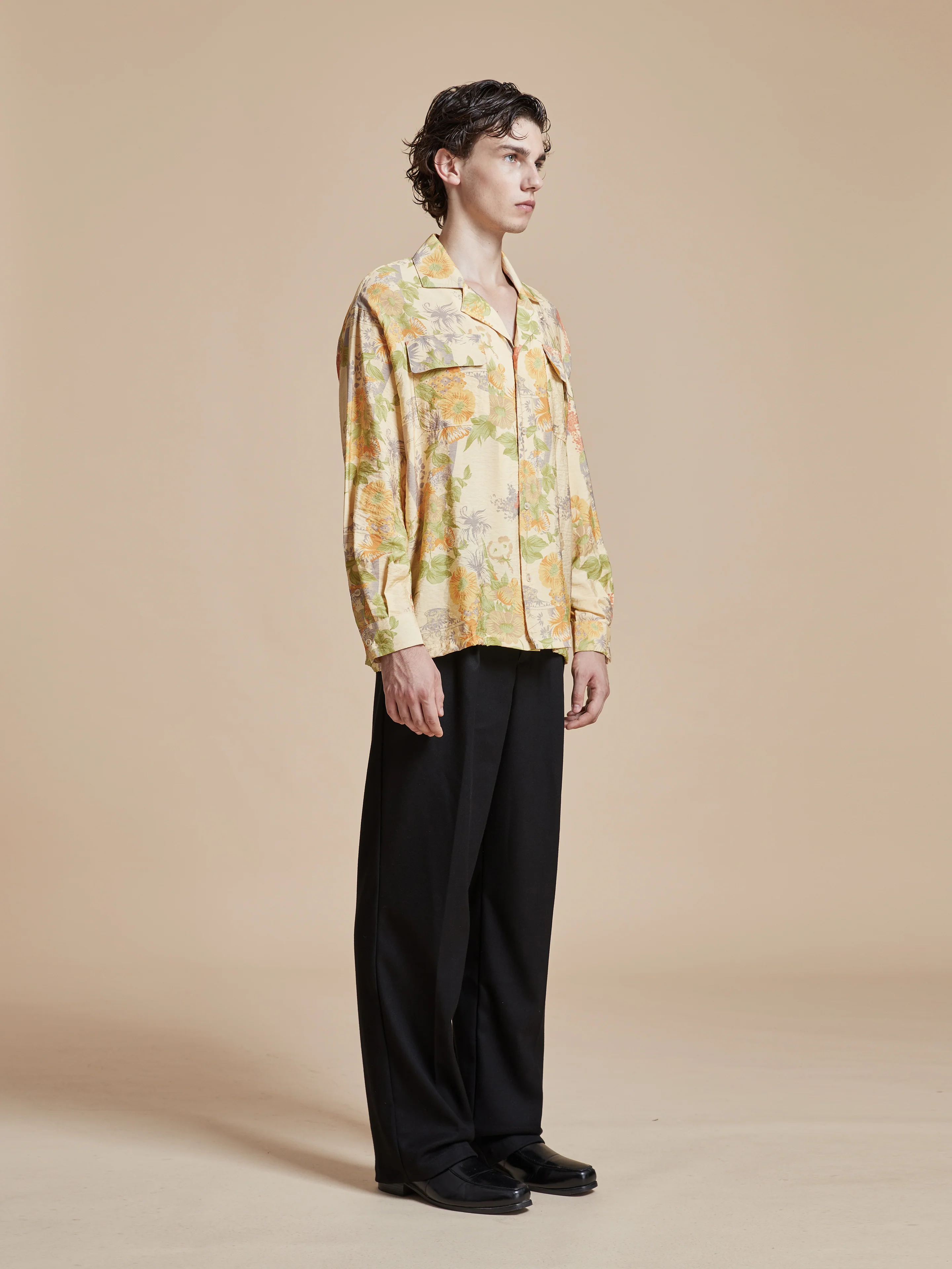 Meraj Vase Pot Long Sleeve Camp Shirt - Image 8