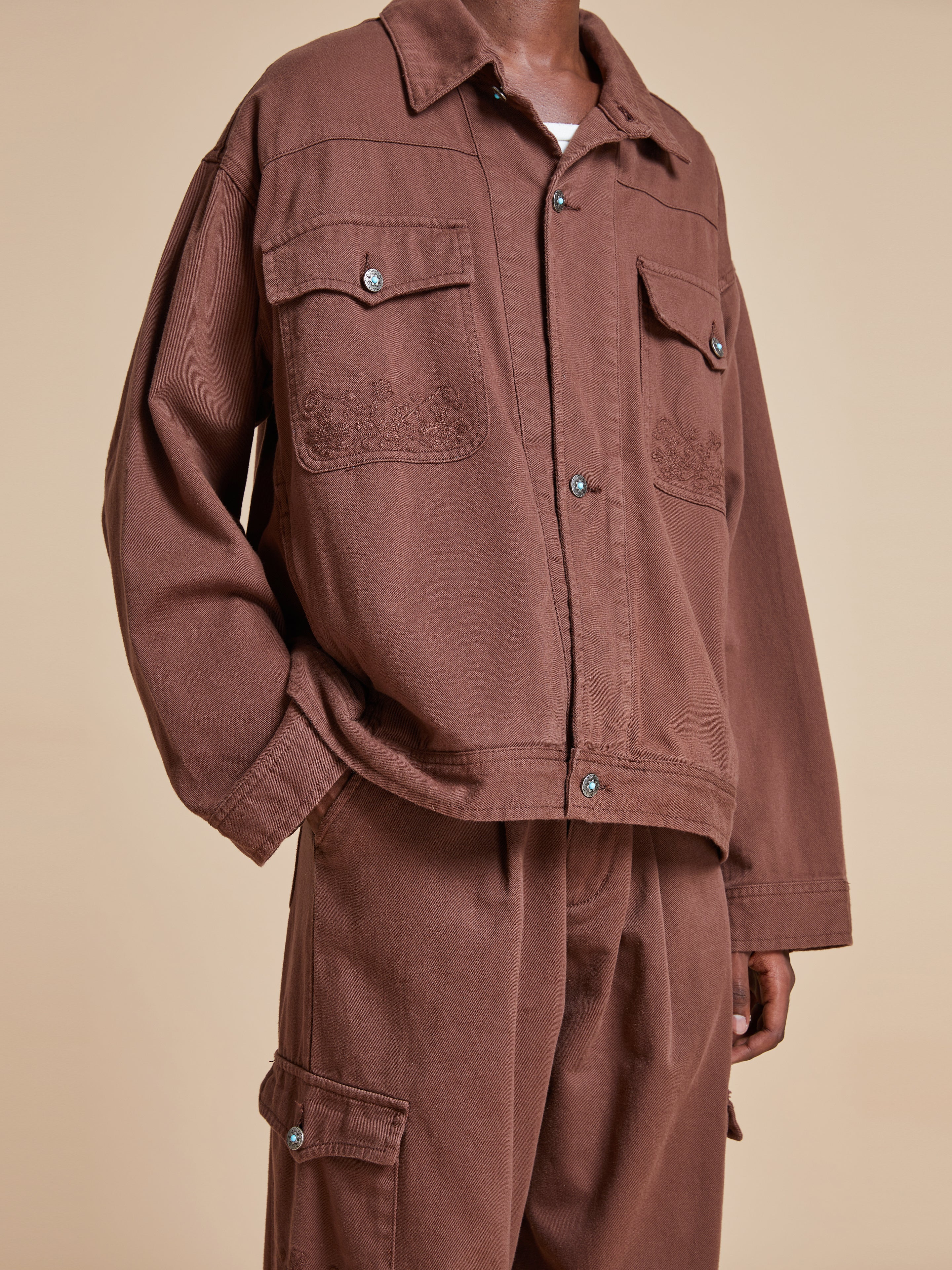 Dusky Western Trucker Jacket - Image 4