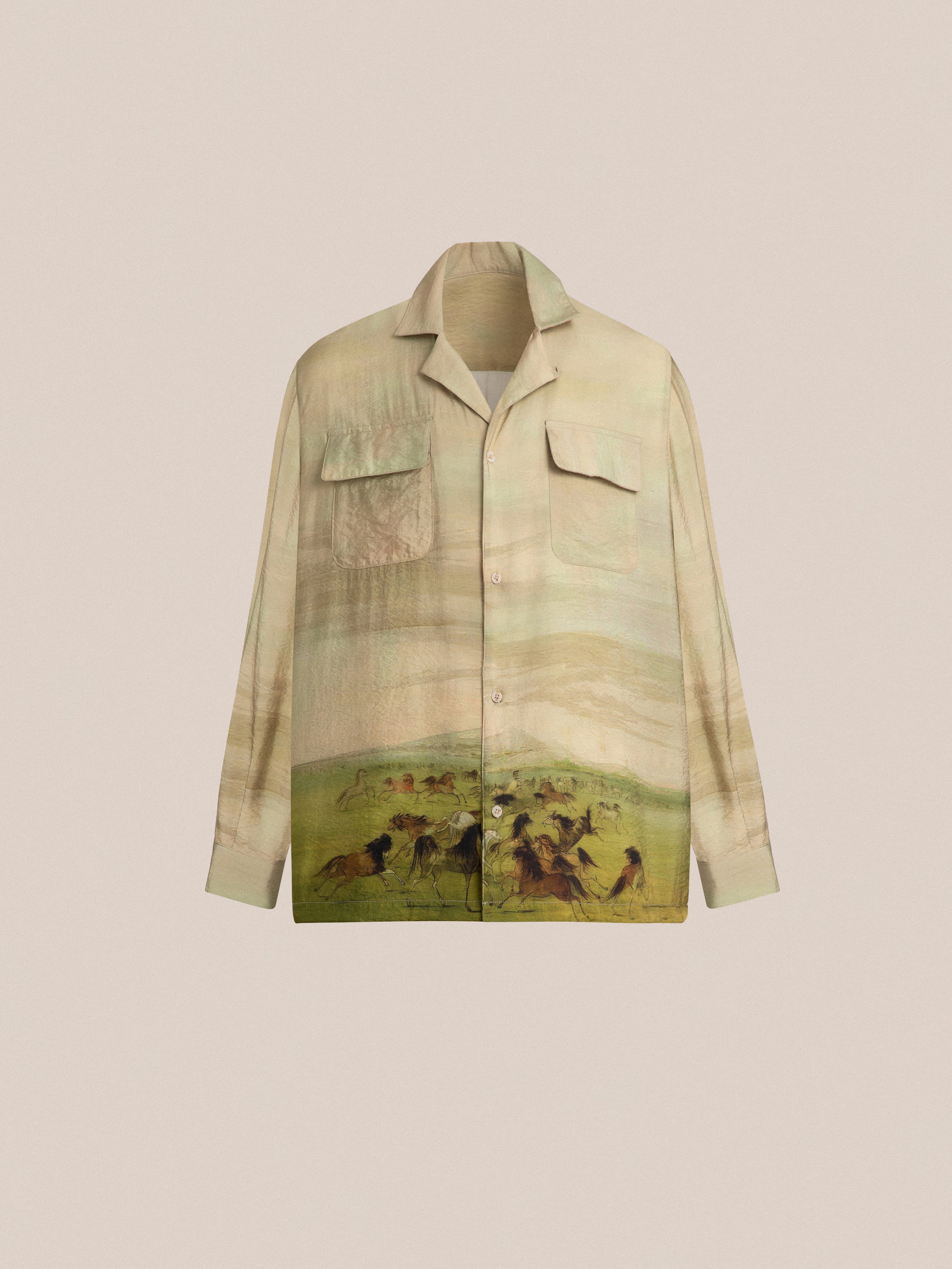 Grasslands Long Sleeve Camp Shirt - Image 5
